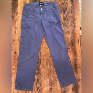 Marmot Blue Rollup Hiking Pants—Size 6–Good Condition
